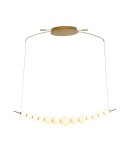 Designer pendant lamps - Italux Ronza Pendant LED 37W 3100 lm 3000K (Warm White) Gold PND-36472-37W-3K-GD - product 1