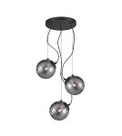 Triple pendant lamps - Italux Perona Pendant 3xG9 40W Matte Black PND-92389-3A-BK - product 1