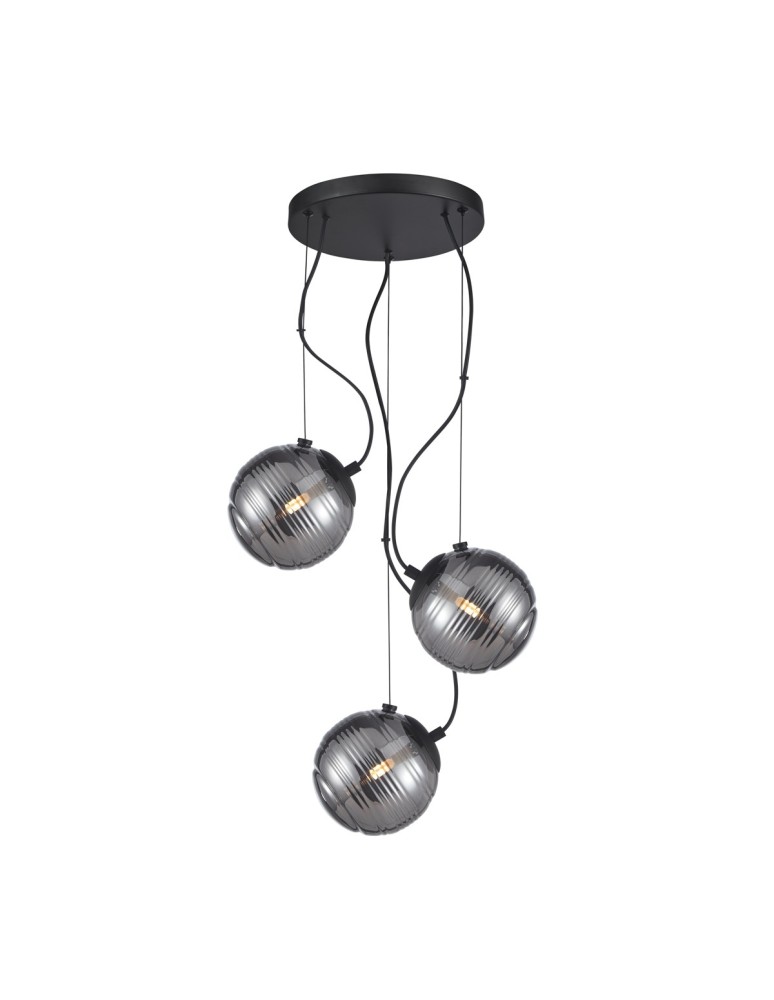 Triple pendant lamps - Italux Perona Pendant 3xG9 40W Matte Black PND-92389-3A-BK - product kolory-swiatla.pl 1
