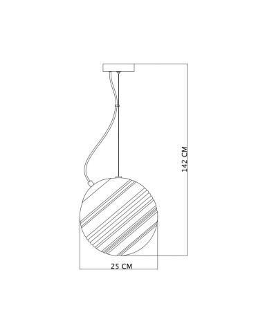 Italux Perona Pendant 1xE27 60W Matte Black PND-92389-1-BK - product 2