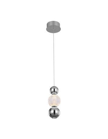 Italux Oter Pendant 2xLED 7W 400 lm 3000K (Warm White) Chrome PND-83728-7W-3K-CH