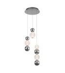 Triple pendant lamps - Italux Oter Pendant 7xLED 21W 1300 lm 3000K (Warm White) Chrome PND-83728-21W-3K-CH - product 1
