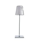 Portable garden lamps - Italux Ostap Portable LED Table 5W 300 lm 3000K + RGB IP54 Chrome TB-2749-CH - product 1