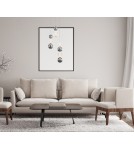 Triple pendant lamps - Italux Oter Pendant 7xLED 21W 1300 lm 3000K (Warm White) Chrome PND-83728-21W-3K-CH - product 2