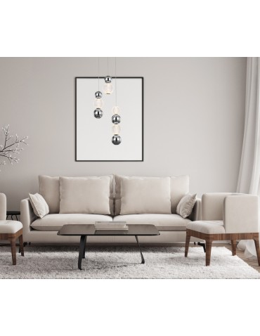 Italux Oter Pendant 7xLED 21W 1300 lm 3000K (Warm White) Chrome PND-83728-21W-3K-CH - product 2