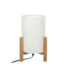 Decorative table lamps - Italux Ones Desk 1xE27 25W White, Wood TB-85930-M-WH-WO - product 1