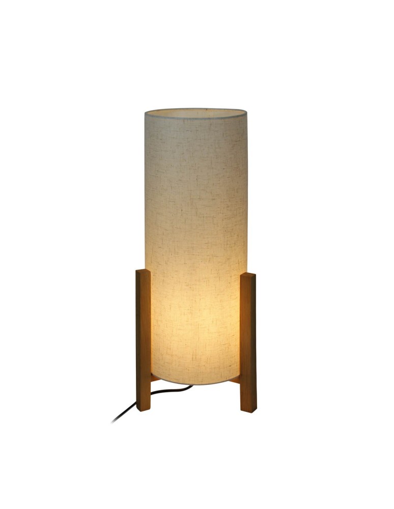 Decorative table lamps - Italux Ones Desk 1xE27 25W White, Wood TB-85930-L-WH-WO - product kolory-swiatla.pl 1