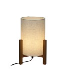 Decorative table lamps - Italux Ones Desk 1xE27 25W White, Wood TB-85930-M-WH-WO - product 3