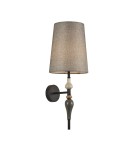 Classic wall lamps - Italux Nerom Wall lamp 1xE27 60W Matte black WL-22374-BK - product 1