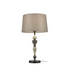 Table lamps with lampshade - Italux Nerom Desk 1xE27 60W Black matte TB-22374-BK - product 1