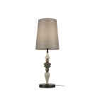 Table lamps with lampshade - Italux Nerom Desk 1xE27 60W Black matte TB-22374A-BK - product 1