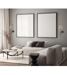Classic wall lamps - Italux Nerom Wall lamp 1xE27 60W Matte black WL-22374-BK - product 2