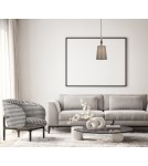 Pendant lamps with lampshade - Italux Nerom Pendant 1xE27 60W Matte Black PND-22374C-BK - product 2