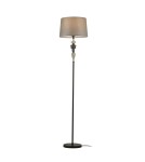 Floor lamps with lampshade - Italux Nerom Standing 1xE27 60W Matte Black FL-22374A-BK - product 1