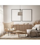 Pendant lamps with lampshade - Italux Nerom Pendant 1xE27 60W Matte Black PND-22374A-BK - product 2