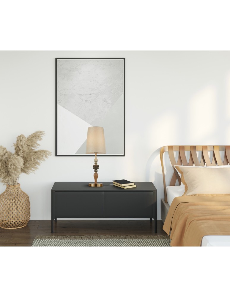 Table lamps with lampshade - Italux Moren Desk 1xE27 60W Antique Bronze TB-84678A-AB - product kolory-swiatla.pl 2