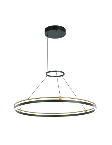 Italux Merlot LED Pendant 28W 1500 lm 3000K (Warm White) Black, Gold PND-54638R-28W-3K-BK-GD