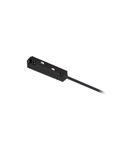 Italux Magnetic Track Power Connection to Magnetic Track Black TRMA-PF-2M