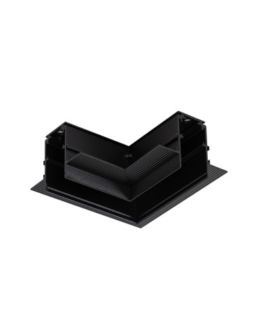 Italux Magnetic Track Flush Mounted Magnetic Rail L Connector Black TRMA-263537-CONN-L-TYPE-RC