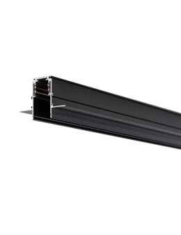 Italux Magnetic Track 1 m Flush Mounted Magnetic Rail Black TRMA-263537-1M-RC