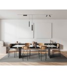 Magnetic rail lamps - Italux Magnetic Rinet for Magnetic System 1xLED 12W 1080 lm 3000K (Warm White) Black TRM-53623-12W-3K - product 2