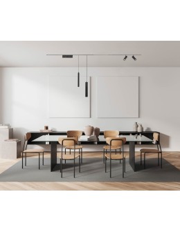 Italux Magnetic Rinet do Systemu Magnetycznego 1xLED 12W 1080 lm 3000K (Ciepła biel) Czarny TRM-53623-12W-3K - produkt 2