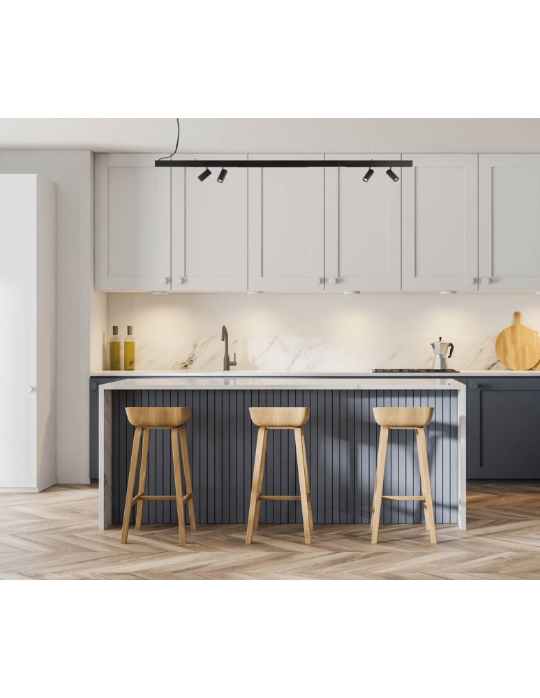 Magnetic rail lamps - Italux Magnetic Reno for Magnetic System 1xLED 12W 960 lm 3000K (Warm White) Black TRM-37283-12W-3K - product kolory-swiatla.pl 5