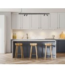 Magnetic rail lamps - Italux Magnetic Mersa for Magnetic System 12xLED 12W 960 lm 3000K (Warm White) Black TRM-25367-12W-3K - product 2