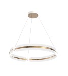 Pendant lamps circles - Italux Faris Pendant LED 53W 3600 lm 3000K (Warm White) Gold, White PND-62738-53W-3K-GD - product 1