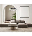 Pendant lamps circles - Italux Faris Pendant LED 53W 3600 lm 3000K (Warm White) Black, Gold PND-62738-53W-3K-BK-GD - product 2