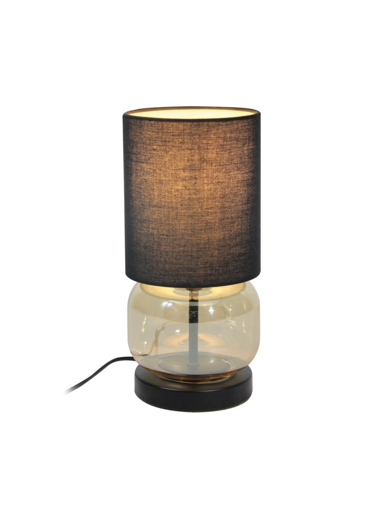 Nightlights - Italux Dorme Desk 1xE27 40W Black, Amber TB-63748-BL-AMB - product kolory-swiatla.pl 2