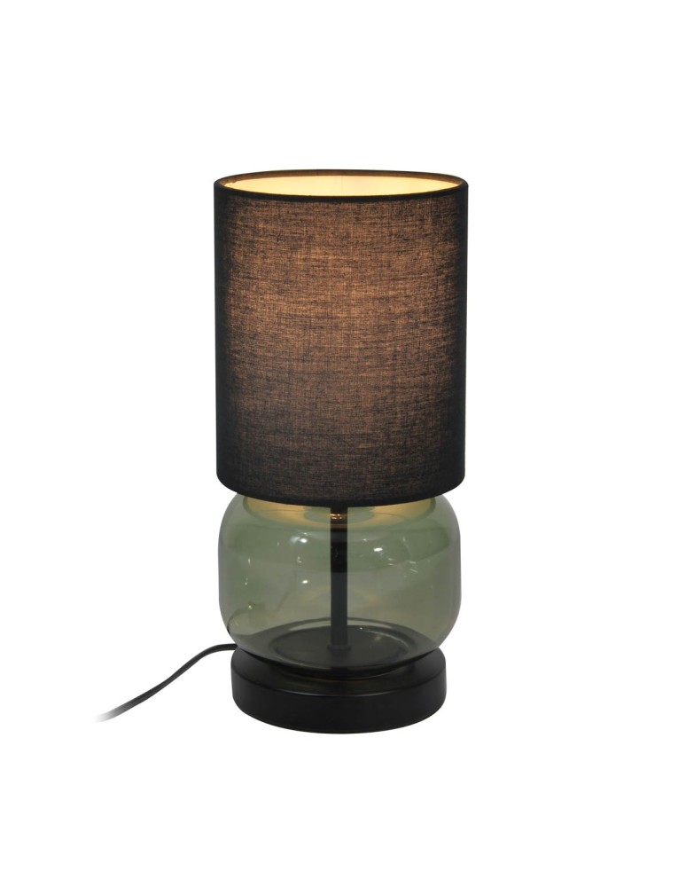 Nightlights - Italux Dorme Desk 1xE27 40W Black, light green TB-63748-BL-GR - product kolory-swiatla.pl 2