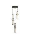 Italux Bruni Pendant 3xLED 57W 6638 lm 3000K (Warm White) Black matte PND-27372-3A-57W-BK