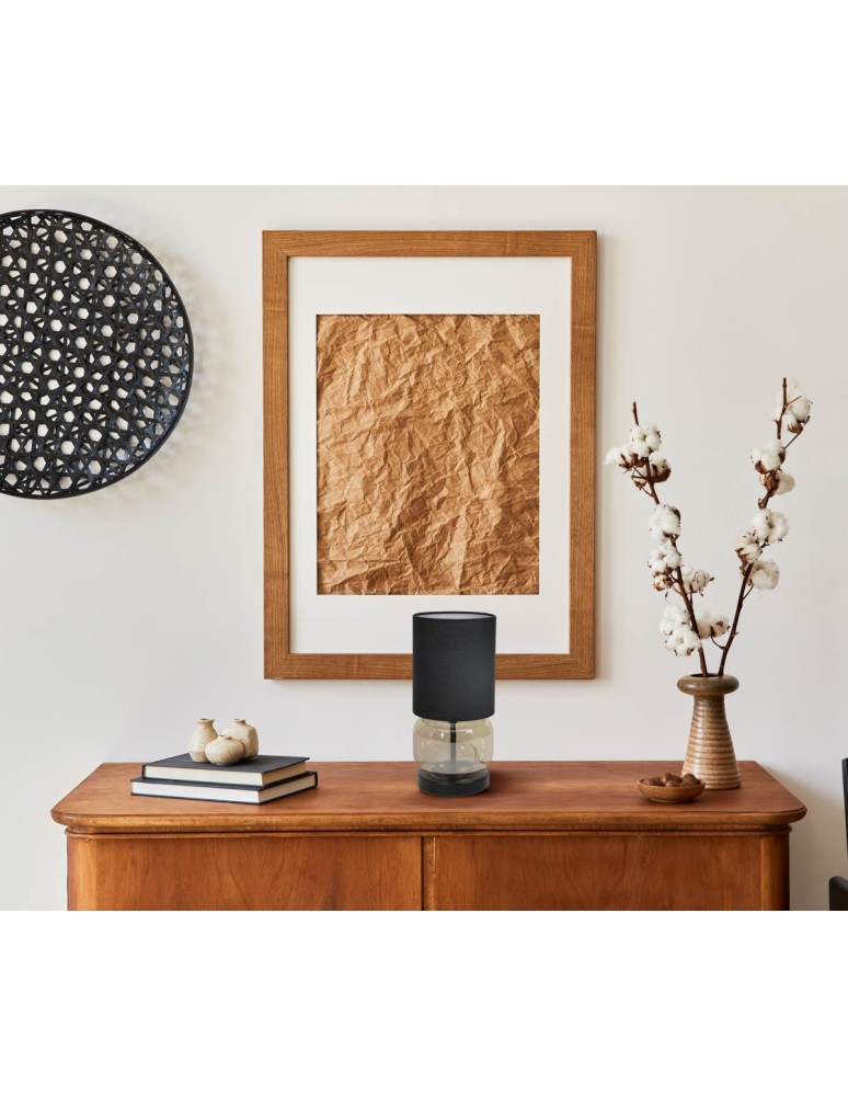 Nightlights - Italux Dorme Desk 1xE27 40W Black, Amber TB-63748-BL-AMB - product kolory-swiatla.pl 4