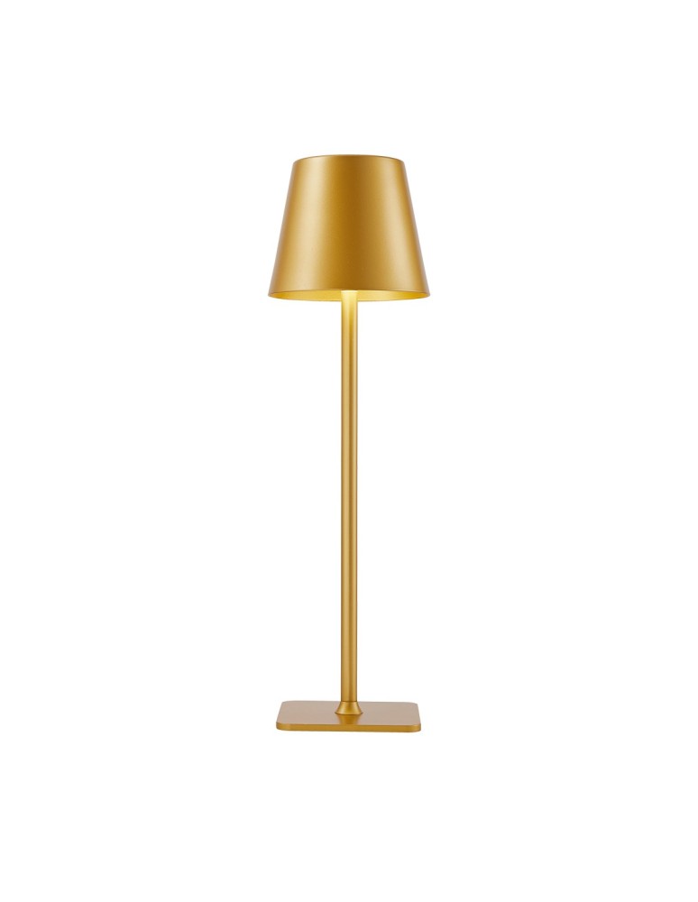 Portable garden lamps - Italux Atlis Portable Table LED 5W 300 lm 3000K + 6500K (Switchable) IP54 Gold TB-2821-GD - product kolory-swiatla.pl 1