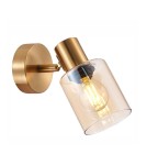 Adjustable ceiling lamps - spots - Italux Santia Spotlight/Spot 1xE14 40W Brass SPL-65342-1-BRO-AMB - product 1
