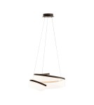 LED pendant lamps - Italux Rustin Pendant LED 45W 2356lm 3000K (Warm White) Coffee PND-58728-45W-3K - product 1
