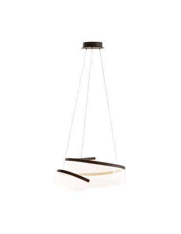 Italux Rustin Pendant LED 45W 2356lm 3000K (Warm White) Coffee PND-58728-45W-3K