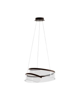 Italux Rustin Wisząca LED 45W 2356lm 3000K (Ciepła biel) Kawowy PND-58728-45W-3K - produkt 2