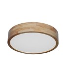 LED Plafonds - Italux Norton LED Plafon 24W 2700 lm 3000K + 4000K + 6500K (Switchable) White, Wood PLF-73827-3KS4KS65K-W - product 1