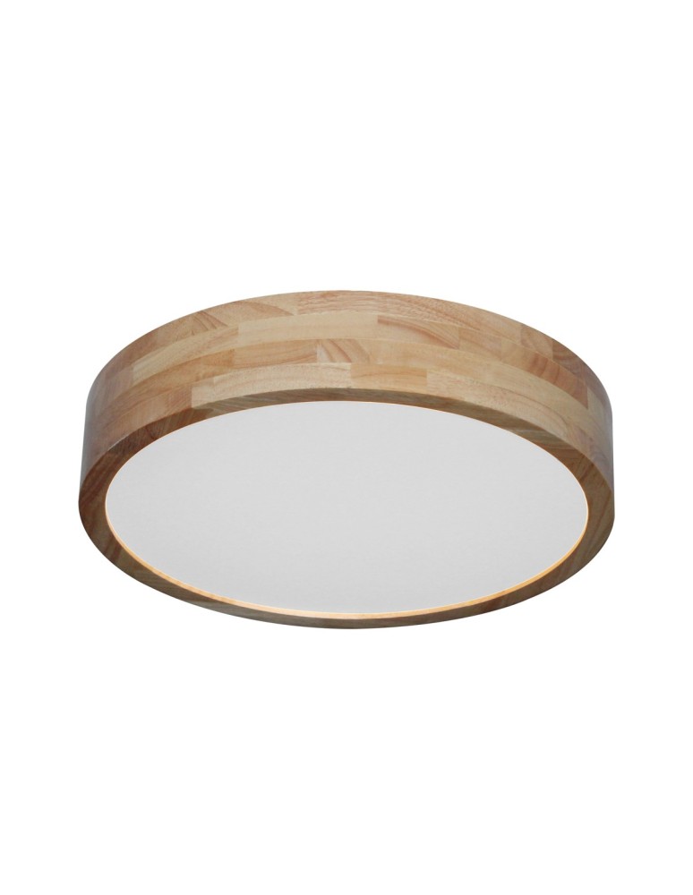 LED Plafonds - Italux Norton LED Plafon 24W 2700 lm 3000K + 4000K + 6500K (Switchable) White, Wood PLF-73827-3KS4KS65K-W - product kolory-swiatla.pl 1