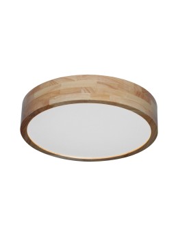 Italux Norton LED Plafon 24W 2700 lm 3000K + 4000K + 6500K (Switchable) White, Wood PLF-73827-3KS4KS65K-W