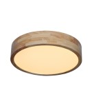LED Plafonds - Italux Norton LED Plafon 24W 2700 lm 3000K + 4000K + 6500K (Switchable) White, Wood PLF-73827-3KS4KS65K-W - product 2