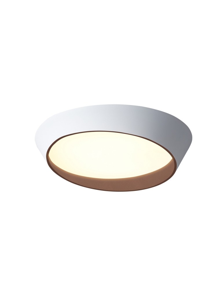 LED Plafonds - Italux Lucano LED Plafond 35W 1850 lm 3000K (Warm White) White, Gold PLF-83748-35W-3K - product kolory-swiatla.pl 1