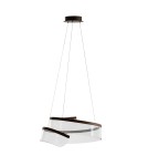 LED pendant lamps - Italux Rustin Pendant LED 45W 2356lm 3000K (Warm White) Coffee PND-58728-45W-3K - product 4