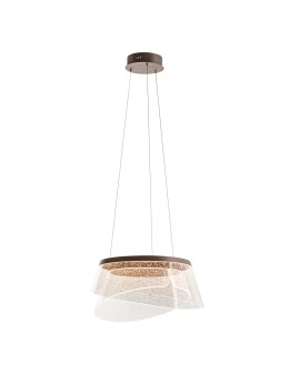 Italux Foren Wisząca LED 47W 3400 lm 3000K (Ciepła biel) Brązowy PND-59178-47W-3K