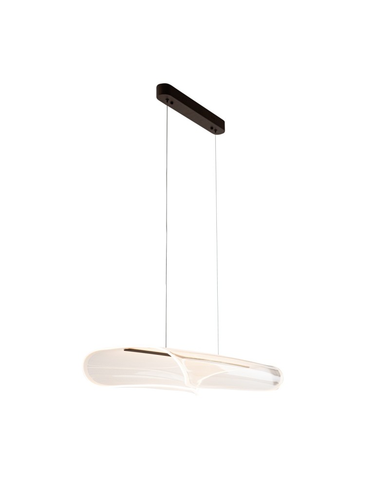 Pendant lamps over the island - Italux Casel Pendant LED 32W 1600 lm 3000K (Warm White) Coffee PND-57882-32W-3K - product kolory-swiatla.pl 3