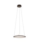 LED pendant lamps - Italux Baret Pendant LED 26W 900 lm 3000K (Warm White) Coffee PND-58038-26W-3K - product 2