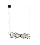 Pendant lamps over the island - Italux Sanke Pendant 1xLED 15W 600 lm 3000K (Warm White) Black PND-63849-4-BK - product 1