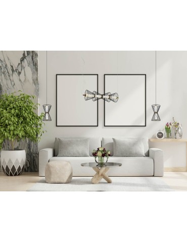 Italux Sanke Wisząca 1xLED 15W 600 lm 3000K (Ciepła biel) Czarny PND-63849-4-BK - produkt 2